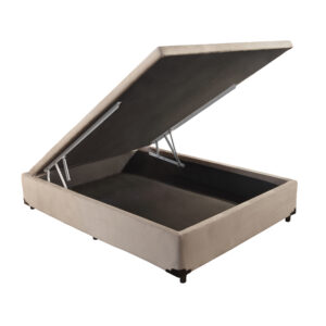 Base Baú Casal 138x188x40 Suede EN