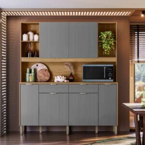 Kit Cozinha Botanika 6P2G Freijo.Caramelo Kits EN