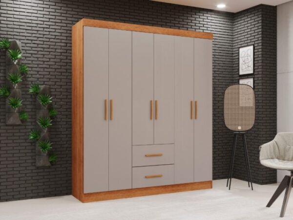 Guarda-Roupa Estrela 6 portas E
