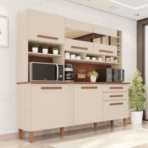 Armário Kit de Cozinha Alexia 6P e 2G EN