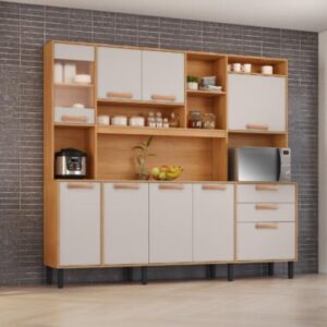 Armário Kit de Cozinha Nápoles 2,20m E