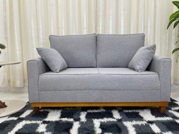 Sofá 2 lugares Slim 1.40m – Linho E - Imagem 4