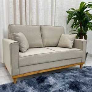 Sofá 2 lugares Slim 1.40m – Linho E