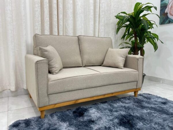 Sofá 2 lugares Slim 1.40m – Linho E