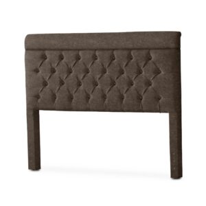 Cabeceira Solteiro Capri 90 Veludo Suede EN