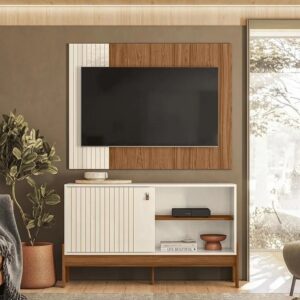 Rack/Painel Wood 1.2 Pérola EN