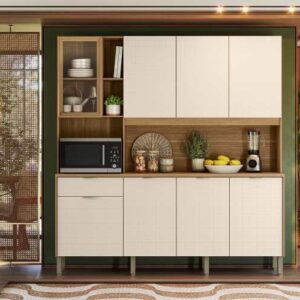 Kit Cozinha Nature 8P1G Freijo.Caramelo Kits EN