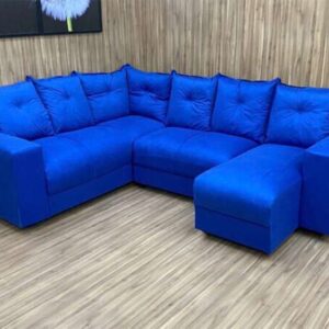 Conj Estof Canto Alice 2x3Lg Veludo EN