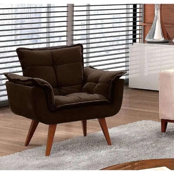 Poltrona Jamile Veludo Suede EN - Imagem 7