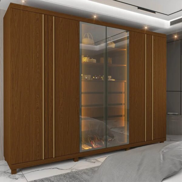 Guarda-roupa Absolut New 6P c/LED EN - Imagem 2