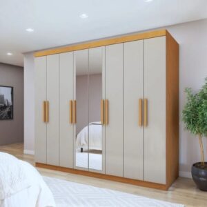 Roupeiro Andara Soft - 2,36m com Espelhos
