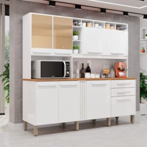 Kit Cozinha Antonela 8P 2G c/Espelhos EN