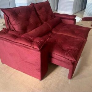 Estofado Retrátil e Reclinável Saquarema 2,30m - Suede