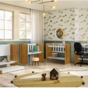 Miniberço Multifuncional Rubi 5 em 1 - 100% MDF