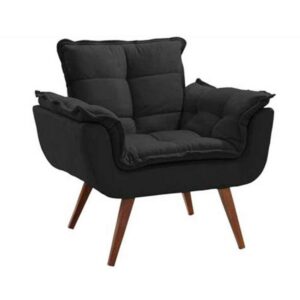Poltrona Jamile Veludo Suede